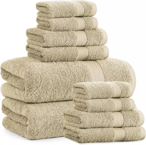 6 Piece 800GSM Towel Bale- 100% Cotton Towelsworld